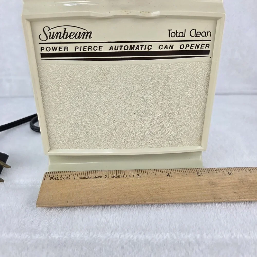 Vintage Sunbeam Total Clean Power Pierce Can Opener Cat No 05206 Tested Works